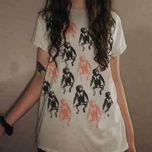 monkey graphic tee